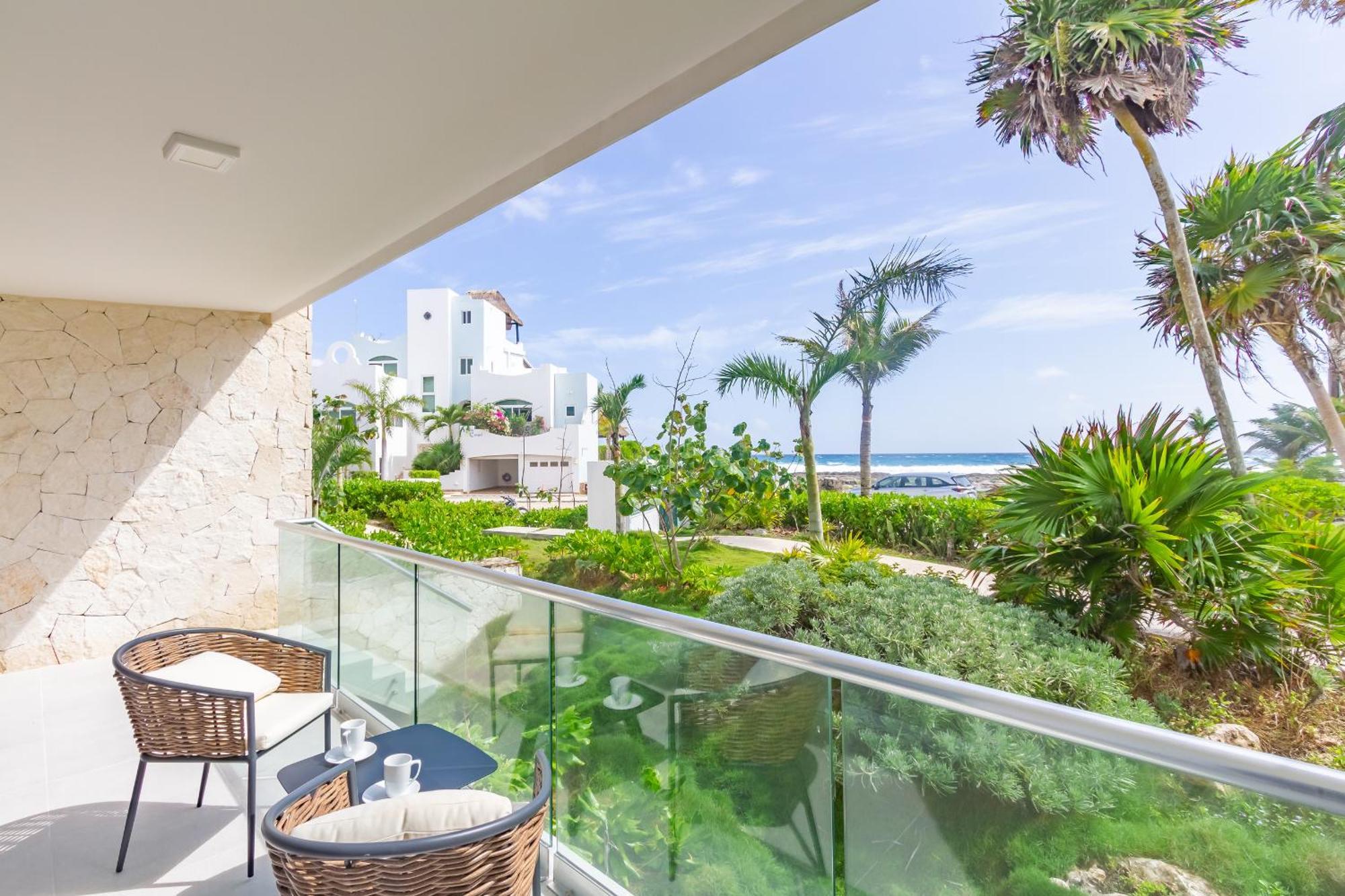 Santamar By Tao Beach Condos With Pool & Walk To Ocean Akumal Zewnętrze zdjęcie
