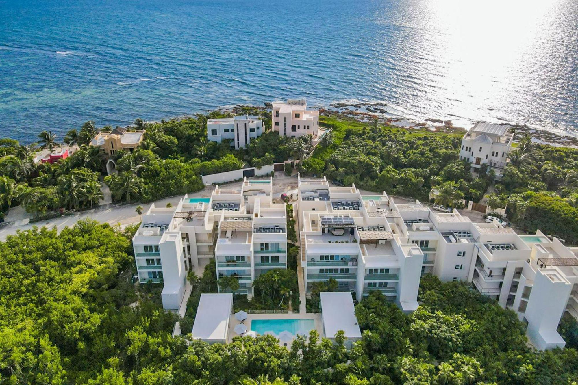 Santamar By Tao Beach Condos With Pool & Walk To Ocean Akumal Pokój zdjęcie